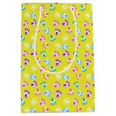 GEEL MET KORTE GEKLEURDE EENVOUDIGE BUNNINGBETALIN MEDIUM CADEAUZAKJE (Voorkant)