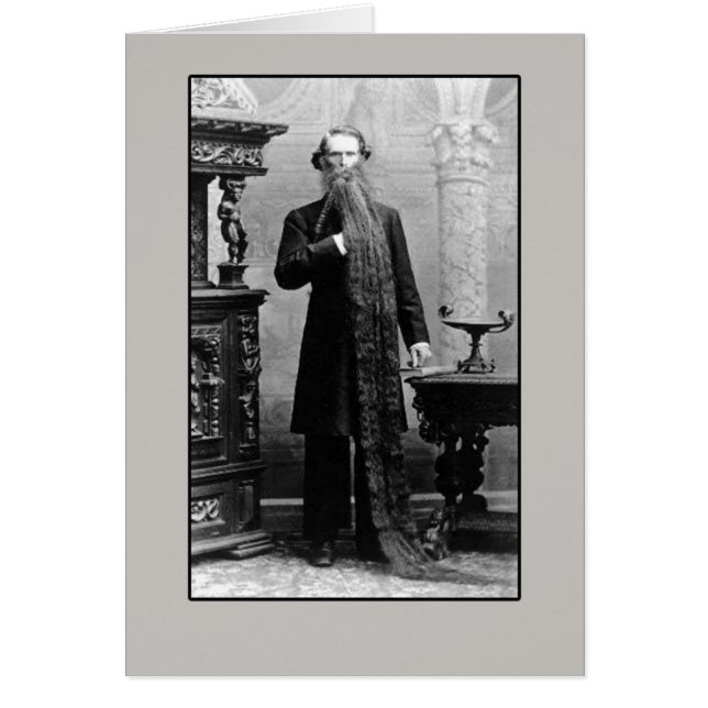 Geel met lange baard (Voorkant)