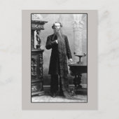 Geel met lange baard briefkaart (Voorkant)