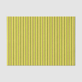 Geel met Paarse en zwarte strepen Tissuepapier