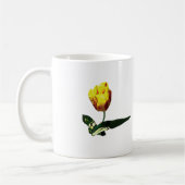 Geel met rode tulp koffiemok (Links)