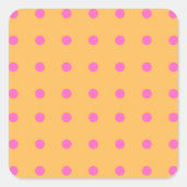 Geel met Roze Stippen_Leuke Stickers (Voorkant)