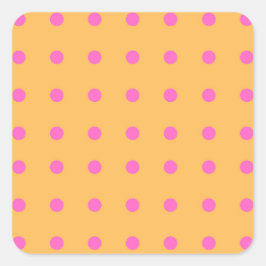 Geel met Roze Stippen_Leuke Stickers