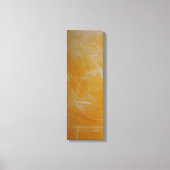 Geel met witte Abstracte canvas afdrukken (Voorkant)