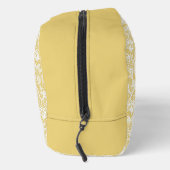 GEEL MET WITTE KANT LOOK DESIGN TOILETTASJE (Rechts)
