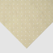 Geel Met Witte Stippen Tissuepapier (Detail)