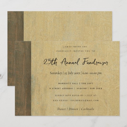 GEEL METAAL BEDRIJFSPIEGEL VAN DE RUST CORROSIEF KAART (Voorkant / Achterkant)