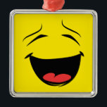 GEEL METALEN ORNAMENT<br><div class="desc">GEEL GEZICHT</div>