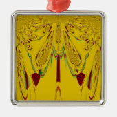 Geel Metalen Ornament (Voorkant)