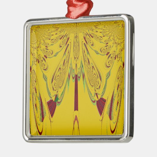 Geel Metalen Ornament (Links)