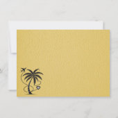 Geel Mexicaans paspoort Bedankkaart (Achterkant)