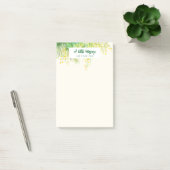 Geel Mimosa Floral Waterverf schilderij Post-it® Notes (Kantoor)