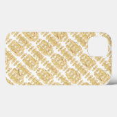 Geel Mini Flop Patroon Case-Mate iPhone Case (Achterkant (horizontaal))
