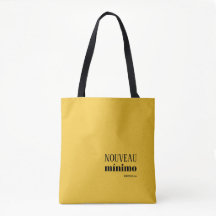 Geel Minimaal NOUVEAU MINIMO Gepersonaliseerd