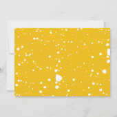 Geel modern Afstuderen van de Fotoplaat van de Ver Aankondiging (Achterkant)