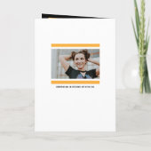 Geel modern blok 5-foto-Afstuderen (Achterkant)