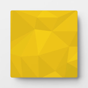 Geel, modern, cool, trendy, stedelijke geometrisch fotoplaat