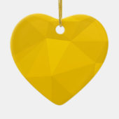 Geel, modern, cool, trendy, stedelijke geometrisch keramisch ornament (Voorkant)