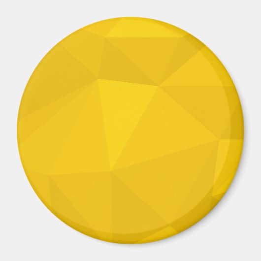Geel, modern, cool, trendy, stedelijke geometrisch magneet (Voorkant)