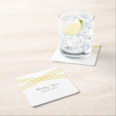 Geel modern decodepapier Onderzetters (Insitu)