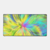 Geel modern esthetisch patroon bureaumat (Voorkant)