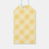 Geel Modern Rubber Ducky Baby shower Cadeaulabel (Achterkant)