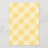 Geel Modern Rubber Ducky Baby shower Kaart (Achterkant)