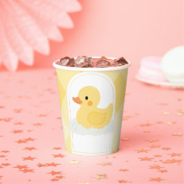 Geel Modern Rubber Ducky Baby shower Papieren Bekers