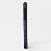 Geel modern zwart leder Case-Mate iPhone case (Achterkant/links)