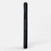 Geel modern zwart leder Case-Mate iPhone case (Achterkant/rechts)