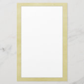 Geel monogram met schaarpoep briefpapier (Achterkant)