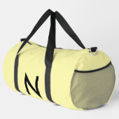 Geel Monogram Modern Minimaal Trendy Chic Bedrukte Rugzak (Rechterhoek)