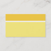 geel monogram visitekaartje (Achterkant)