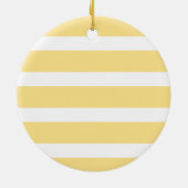 Geel monogram voor Nautical Anchor Keramisch Ornament (Achterkant)