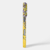 Geel Monogram  Wisteria Flower Case-Mate iPhone Case (Achterkant / Rechts)