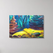 Geel mos | Emily Carr | Canvas Afdruk (Voorkant)