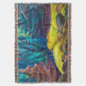 Geel mos | Emily Carr | Deken (Voorkant Verticaal)