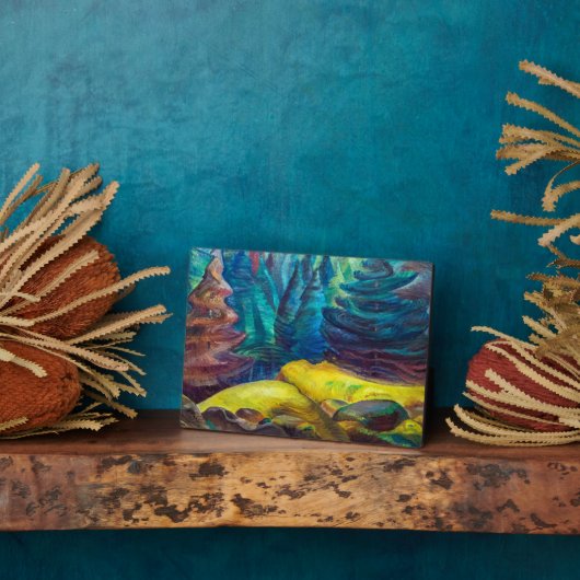 Geel mos | Emily Carr | Fotoplaat (Zijkant)