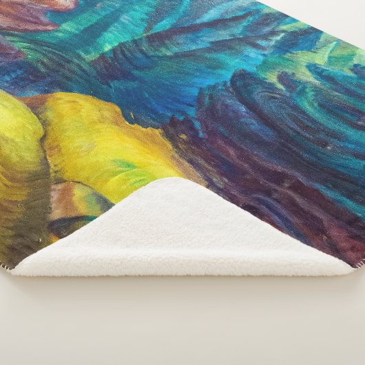 Geel mos | Emily Carr | Sherpa Deken (3/4)