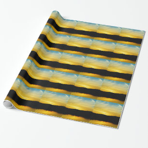 Geel Mt Lake Sunset Cadeaupapier