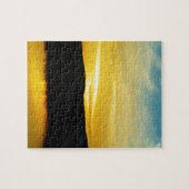 Geel Mt Lake Sunset Legpuzzel (Horizontaal)