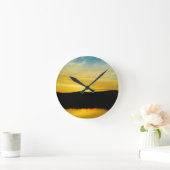 Geel Mt Lake Sunset Ronde Klok (Huis)