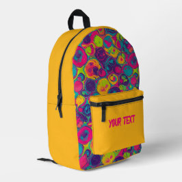 Geel | Multicolor Chic Print Cut Sew Tas