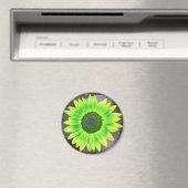 Geel N Green Sunflower Magnet (Insitu (Vaatwasser))