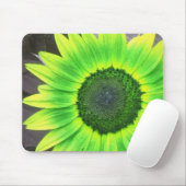 Geel N Green Sunflower Mousepad Muismat (Met muis)
