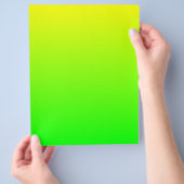 Geel naar Lime Flyer (Hand)