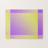 Geel naar Paars Verlopend Abstract Legpuzzel (Horizontaal)