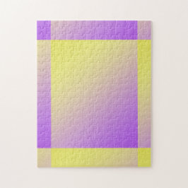 Geel naar Paars Verlopend Abstract Legpuzzel