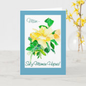 Geel nam de Kaart van het Moederdag voor Mam toe: (Gele Bloem)
