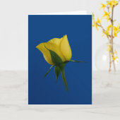 Geel nam Leeg Nota of Wenskaart toe Kaart (Gele Bloem)